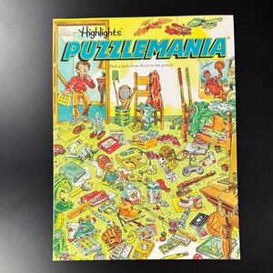 Highlights: Puzzlemania (1997) - Vintage Softcover Activity Book